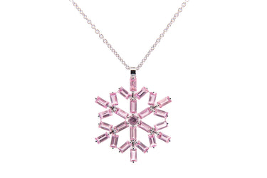 Astrid Pendant Small - Pink Ceylon Sapphires